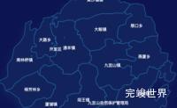 echarts咸宁市通山县geoJson地图点击弹出自定义弹窗